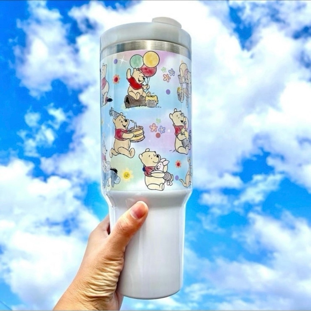 Disney Winnie the Pooh 40oz Tumbler double wall stainless travel tumbler New